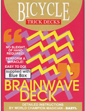 Brainwave deck, bicycle poker size