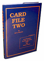 Card File 2 book - Jerry Mentzer