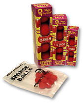 SPONGE BALLS - SUPER SOFT SET OF FOUR 1 INCH